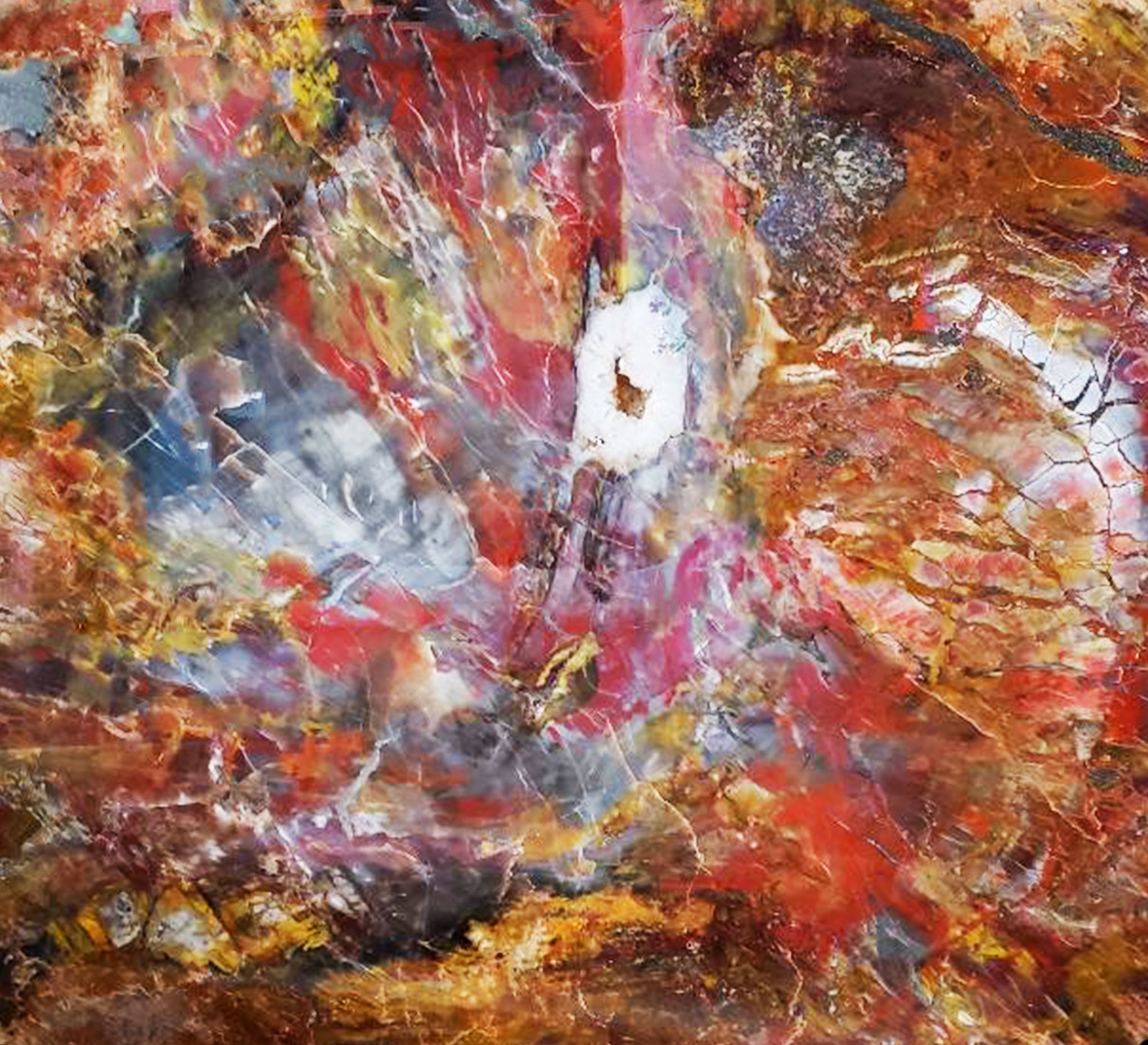 Golden ochre and deep sienna